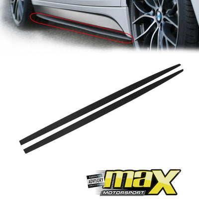 BM F80/F82 (M3/M4) Gloss Black Plastic Side Skirt Extension