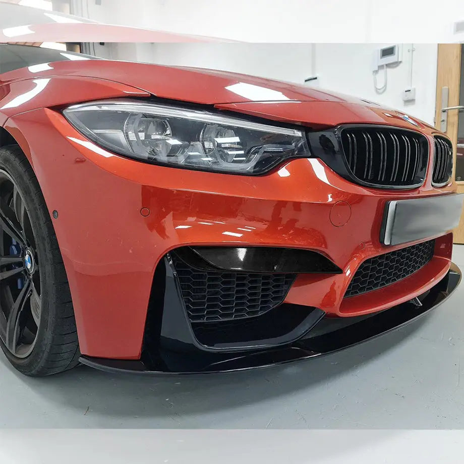 BM F80 M3 / F82 M4 Performance Style Gloss Black 6-Piece Front Spoiler