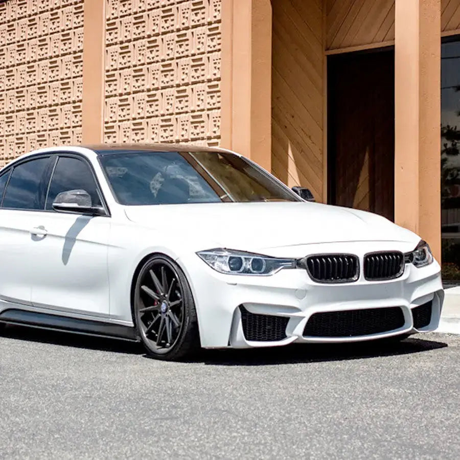BM F80 M3 Style Front Bumper With Front Lip Spoiler - To Fit BM F30 3-Series