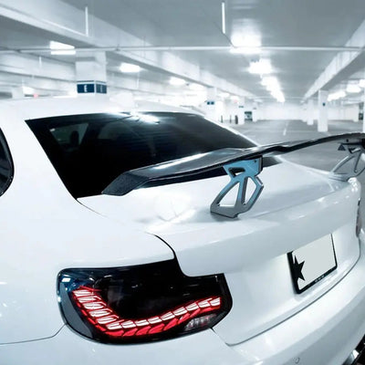 BM F87 M2 CS Style OLED Sequential Smoked Black Taillights