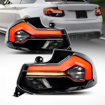BM F87 M2 GTS Style Sequential Smoked Black Taillights
