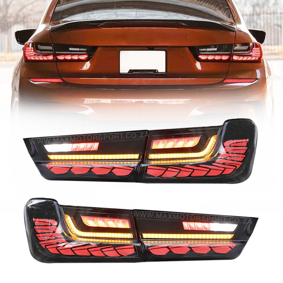 BM G20 3-Series CS Style OLED Sequential Smoked Black Taillights