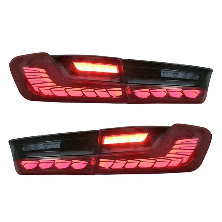 BM G20 3-Series CS Style OLED Sequential Smoked Red Taillights