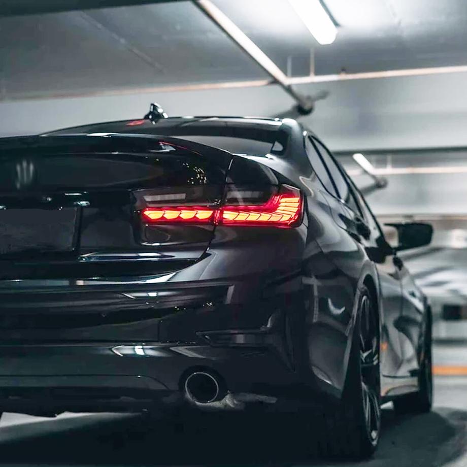 BM G20 3-Series CS Style OLED Sequential Smoked Red Taillights