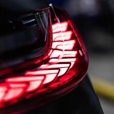 BM G20 3-Series CS Style OLED Sequential Smoked Red Taillights