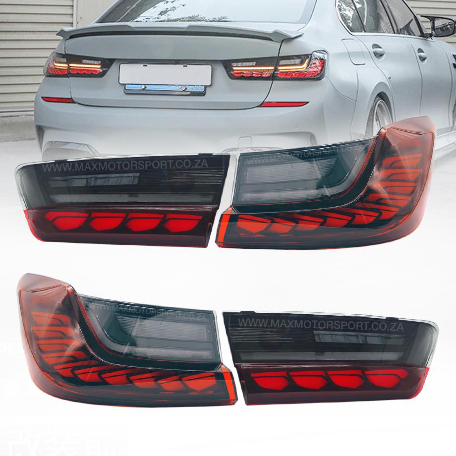 BM G20 3-Series CS Style OLED Sequential Smoked Red Taillights