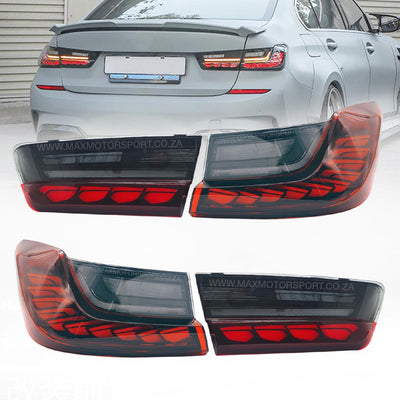 BM G20 3-Series CS Style OLED Sequential Smoked Red Taillights