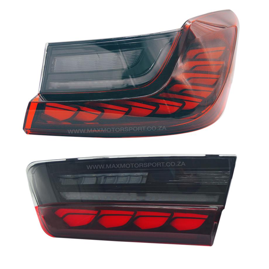 BM G20 3-Series CS Style OLED Sequential Smoked Red Taillights