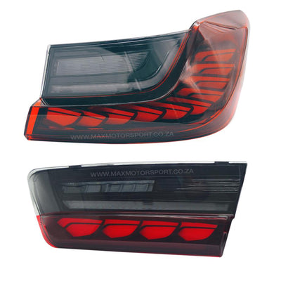 BM G20 3-Series CS Style OLED Sequential Smoked Red Taillights