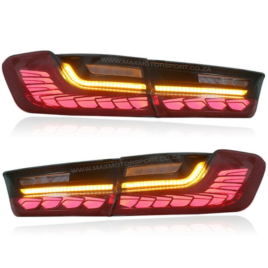 BM G20 3-Series CS Style OLED Sequential Smoked Red Taillights
