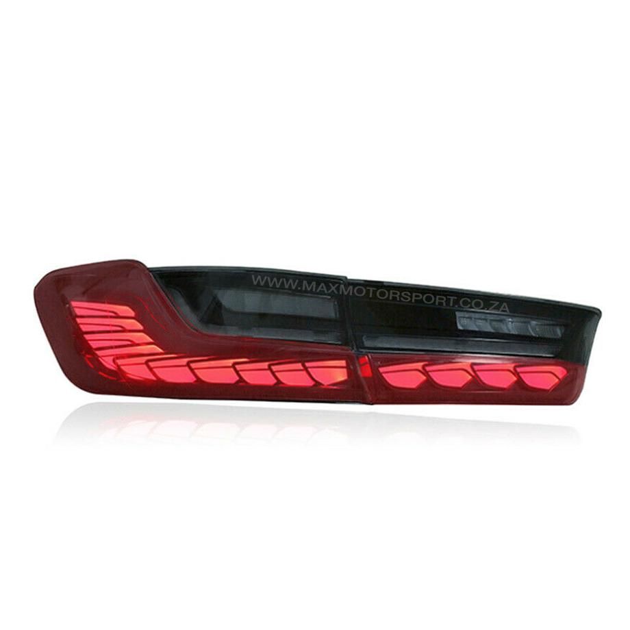 BM G20 3-Series CS Style OLED Sequential Smoked Red Taillights