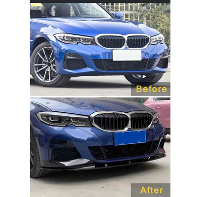 BM G20 3-Series (19-22) Gloss Black 2-Piece Front Spoiler