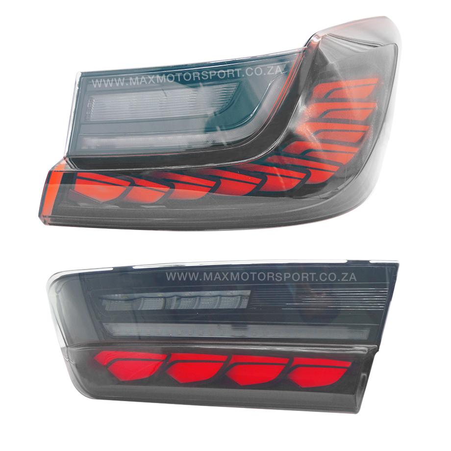 BM G20 3-Series CS Style OLED Sequential Smoked Black Taillights