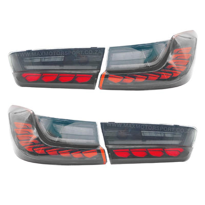 BM G20 3-Series CS Style OLED Sequential Smoked Black Taillights