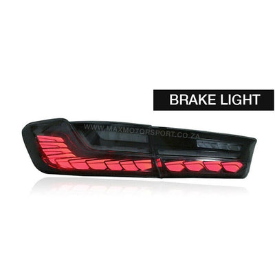 BM G20 3-Series CS Style OLED Sequential Smoked Black Taillights