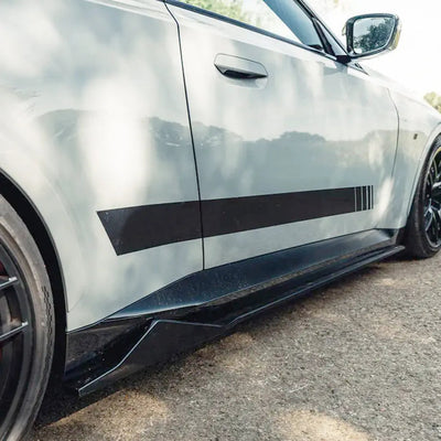 BM G42 2-Series Gloss Black Performance Style Side Skirts (22-On)