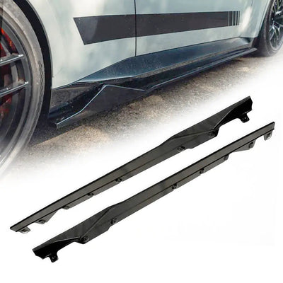 BM G42 2-Series Gloss Black Performance Style Side Skirts (22-On)