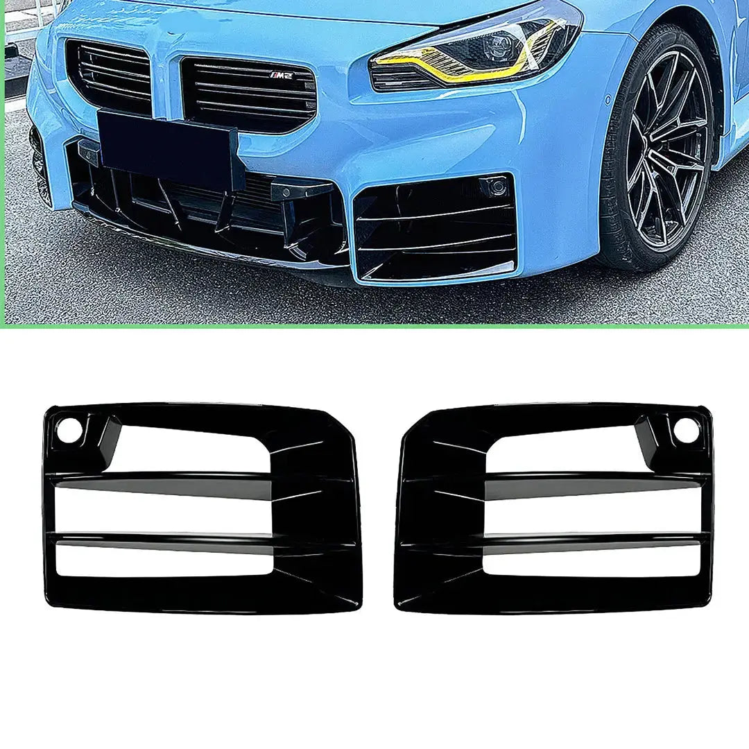BM G87 M2 Performance Style Gloss Black Front Bumper Air Vent Covers
