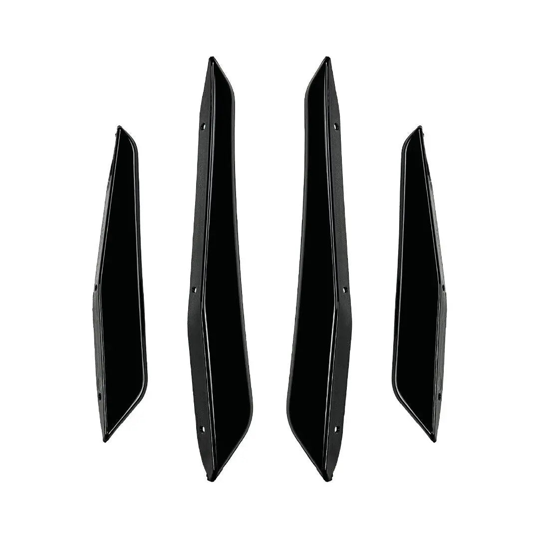 BM G87 M2 Performance Style Gloss Black Front Bumper Canards (4-Piece)