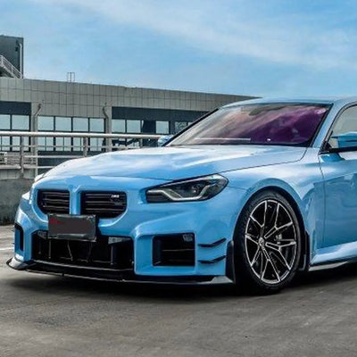 BM G87 M2 Performance Style Gloss Black Front Bumper Canards (4-Piece)