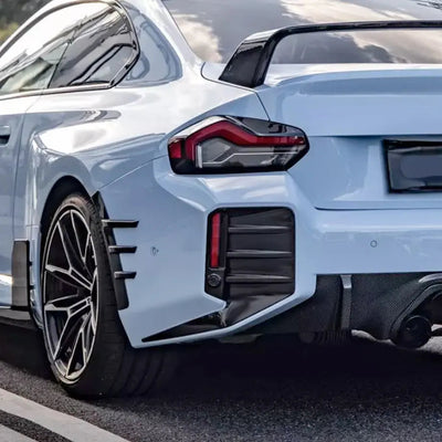 BM G87 M2 Performance Style Gloss Black Rear Bumper Inserts