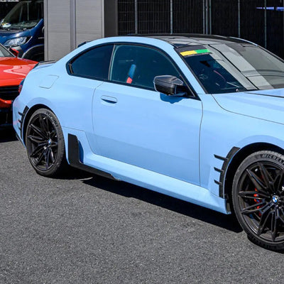 BM G87 M2 Performance Style Gloss Black Side Skirt Extensions