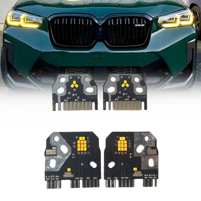 BM X-Series LCI (22-On) Lemon Yellow DRL LED Headlight Modules