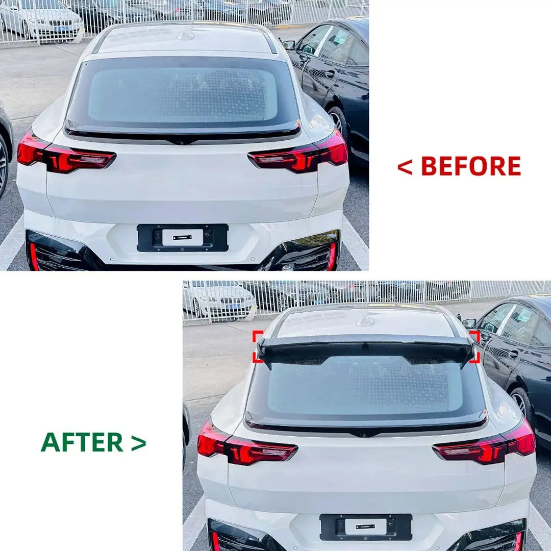 BM X2 U10 (23-On) Gloss Black Performance Style Roof Spoiler