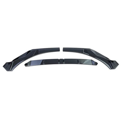 BM X3 G01 LCI Facelift 3-Piece Warrior Style Gloss Black Front Spoiler