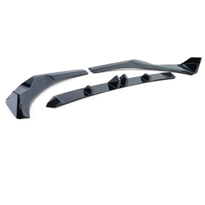 BM X3 G01 LCI Facelift 3-Piece Warrior Style Gloss Black Front Spoiler