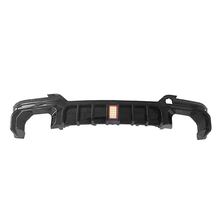 BM X3 G01 LCI Facelift F1 Style Gloss Black Rear Diffuser