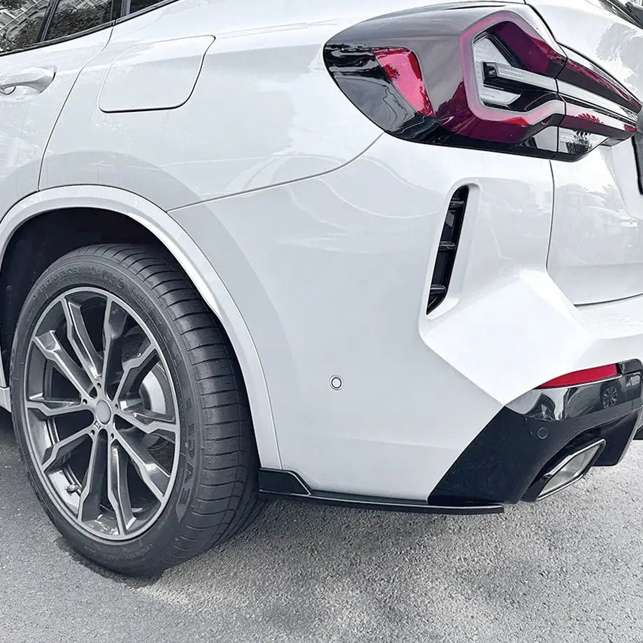 BM X3 G01 LCI Facelift Gloss Black Rear Bumper Splitter