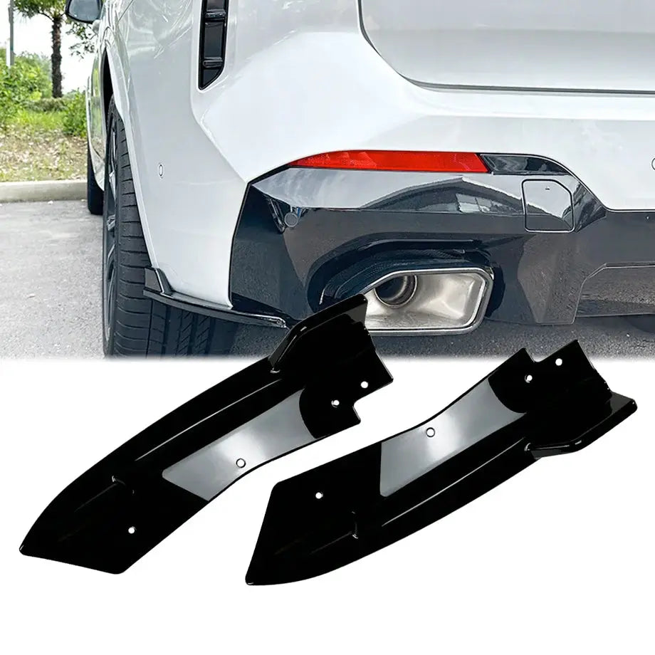 BM X3 G01 LCI Facelift Gloss Black Rear Bumper Splitter