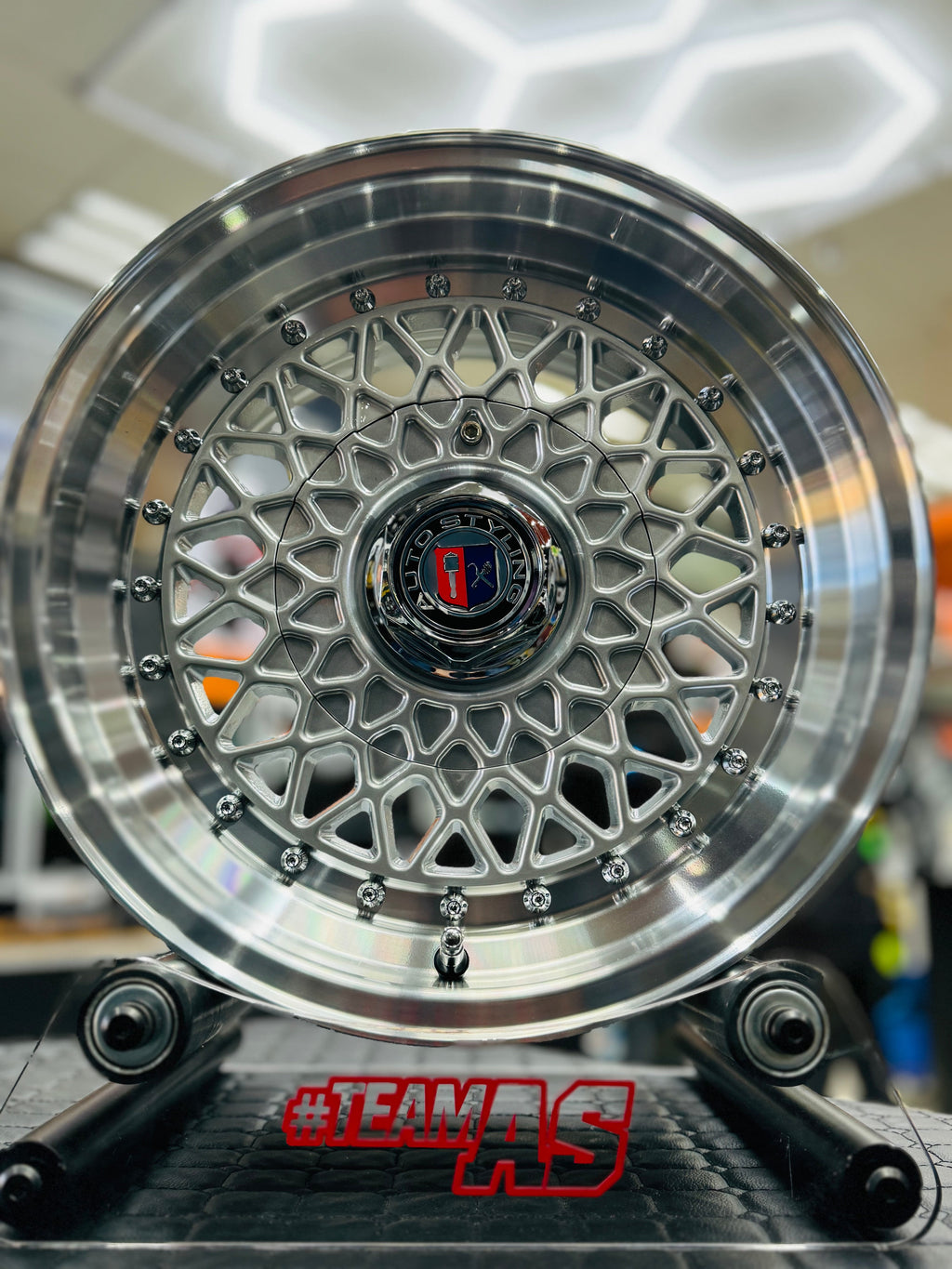 15” AS- 7537 BBS 4/100 & 4/114 SILVER  WHEELS