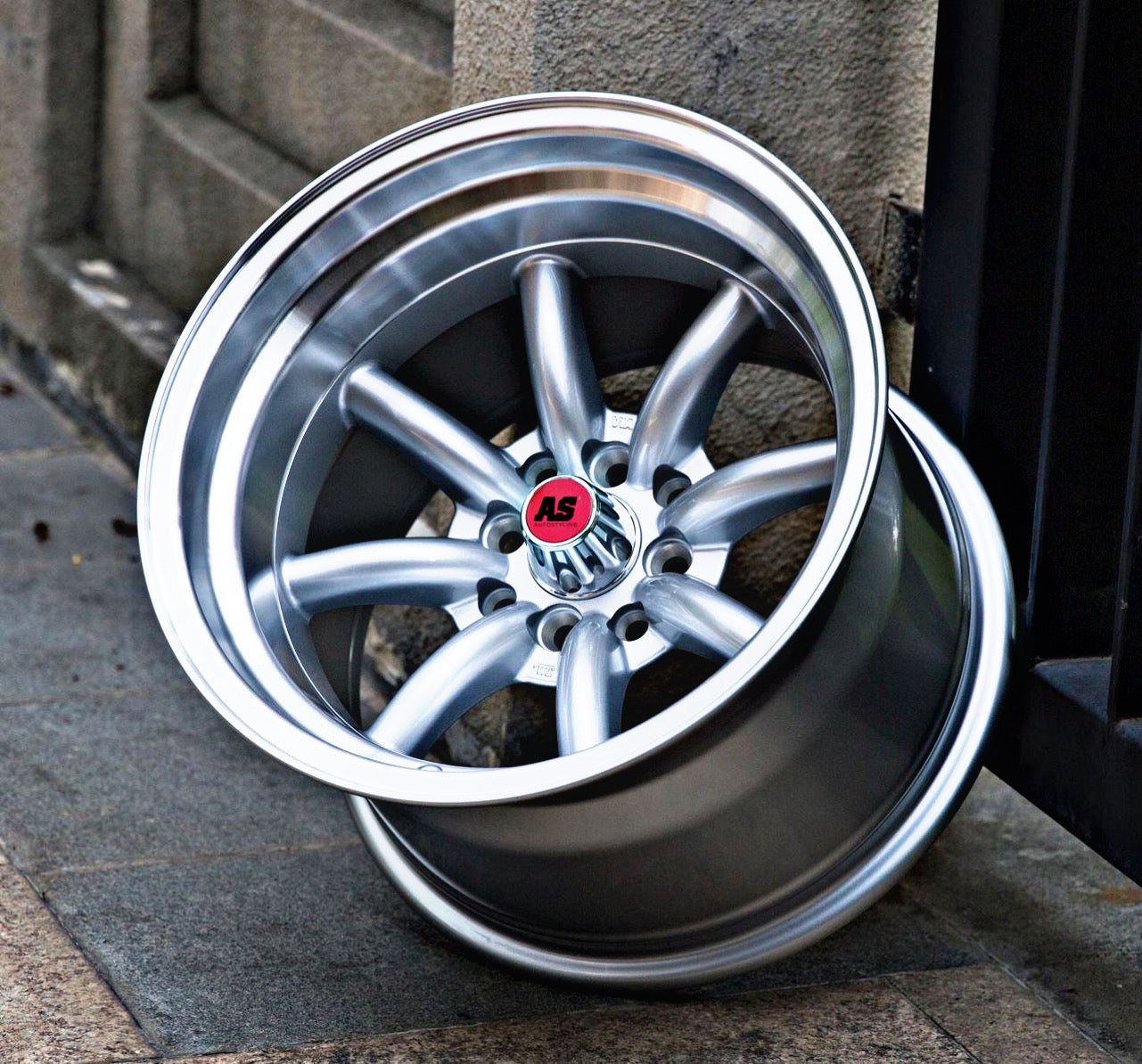 15” AS-WATA 9/10.5J 4/100 4/114 SILVER RIMS