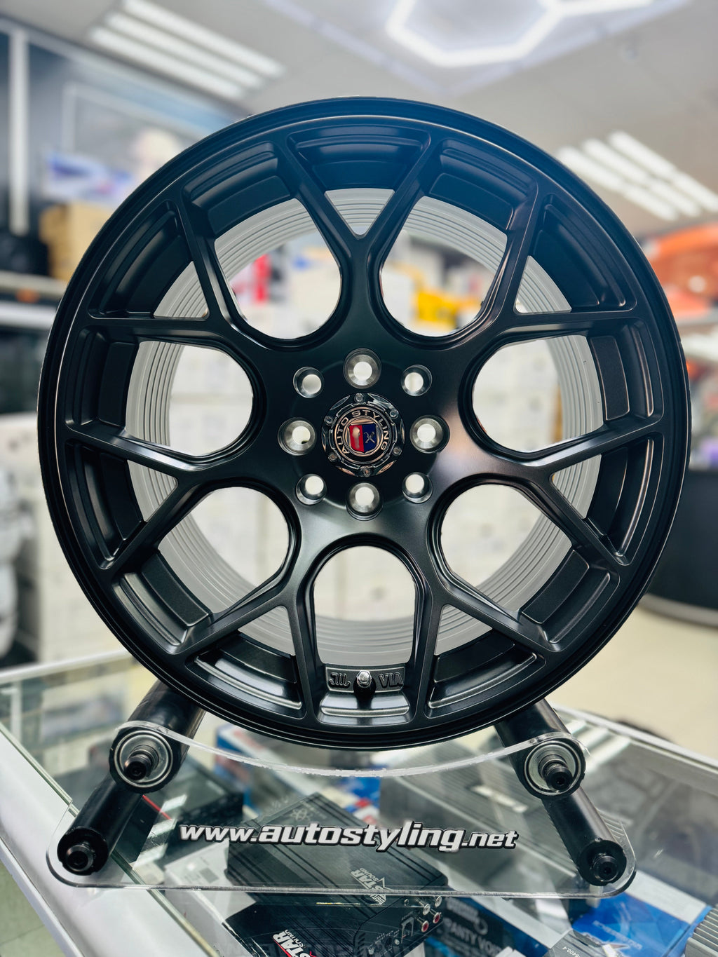 15” AS- 7553 4/100 4/114 gunmetal wheels