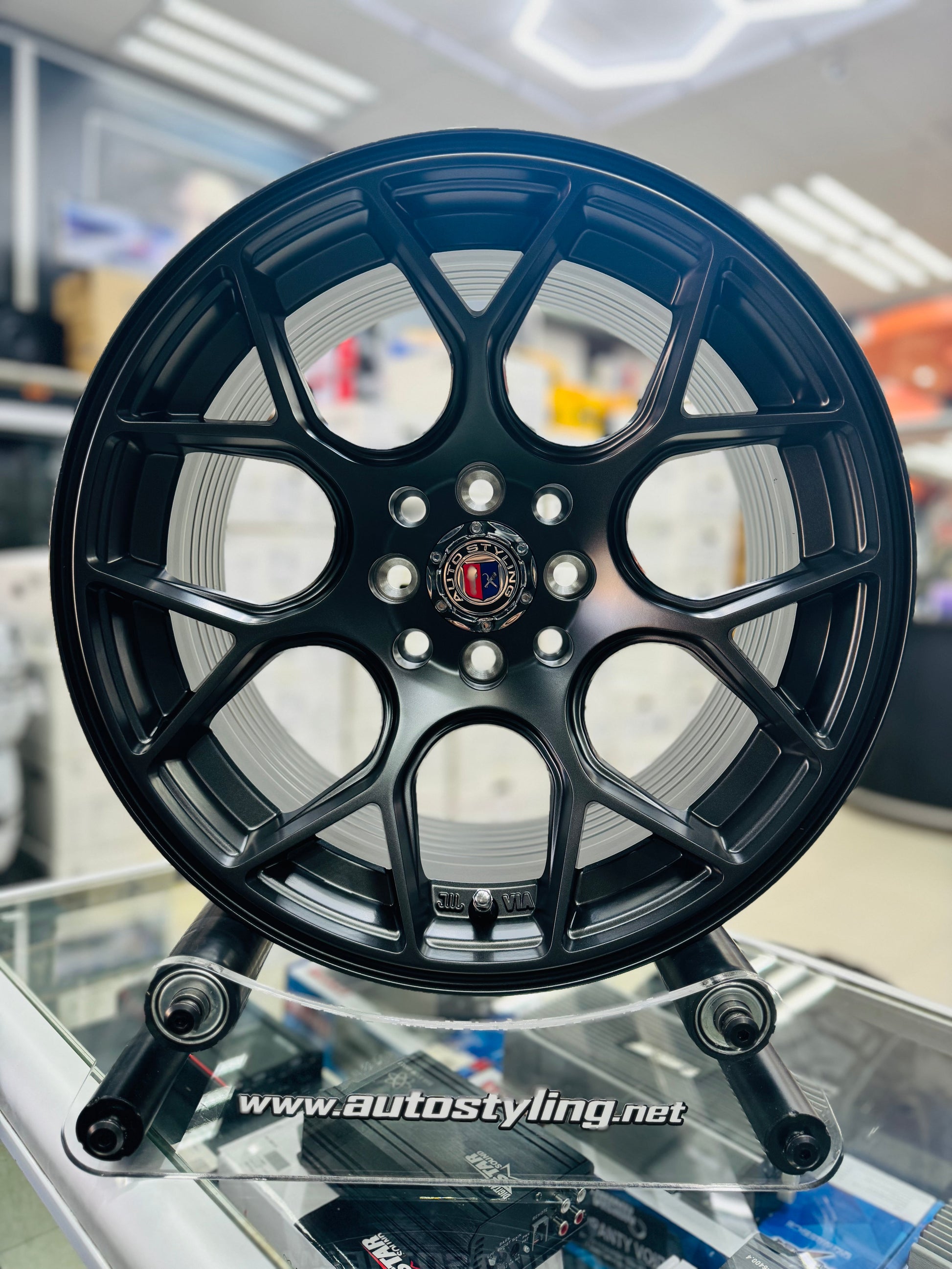 15” AS- 7553 4/100 4/114 gunmetal wheels