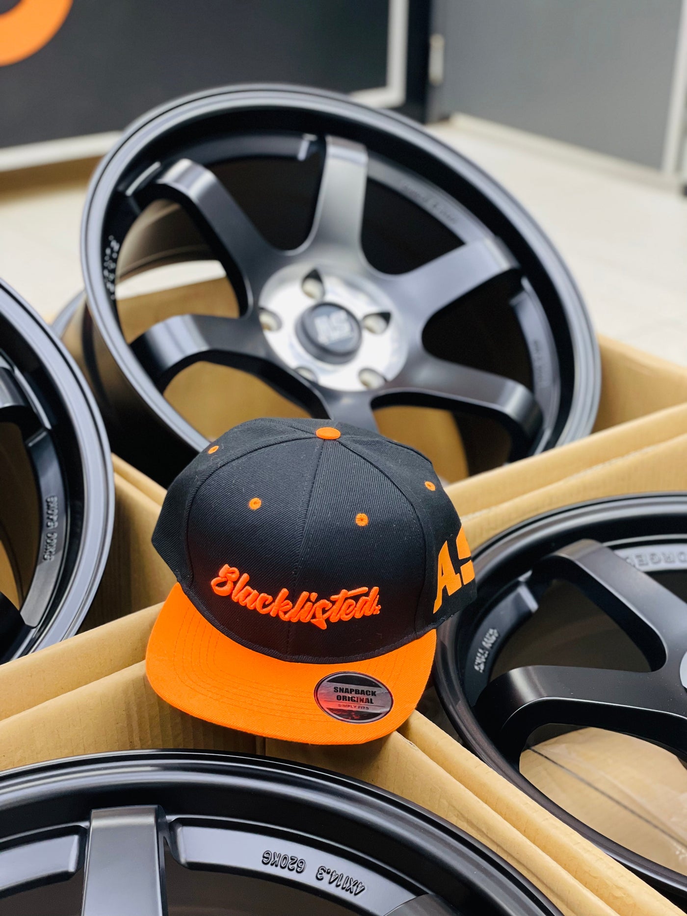 18” AS- TE37 5/114 Matt black wheels