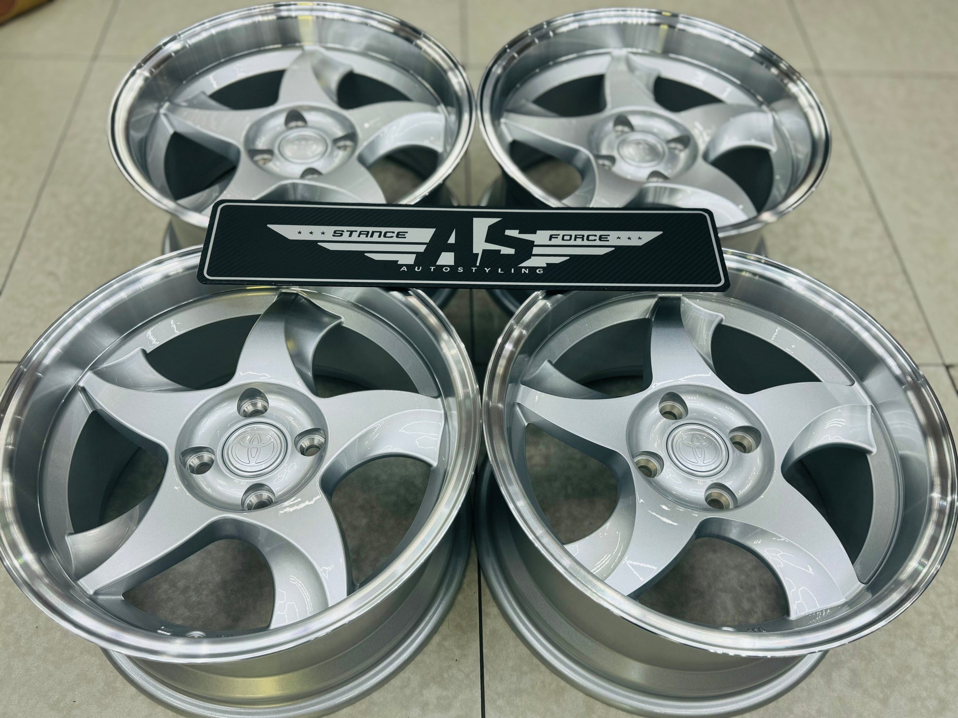 15” AS-RXI BLADES DISHED SILVER