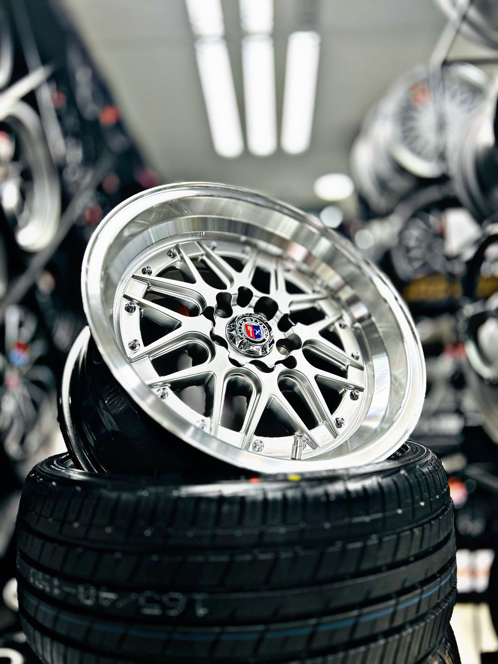 15” AS- 7410  5/100 & 5/114 silver  wheels