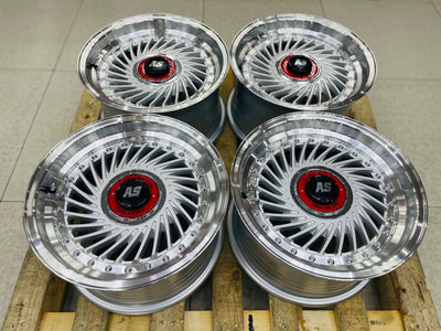 15” AS- SUPERFIN SILVER  4/100 4/114  wheels