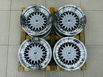 16” AS-MESH 8/9j 4/100 & 5/100 multi hole  SILVER