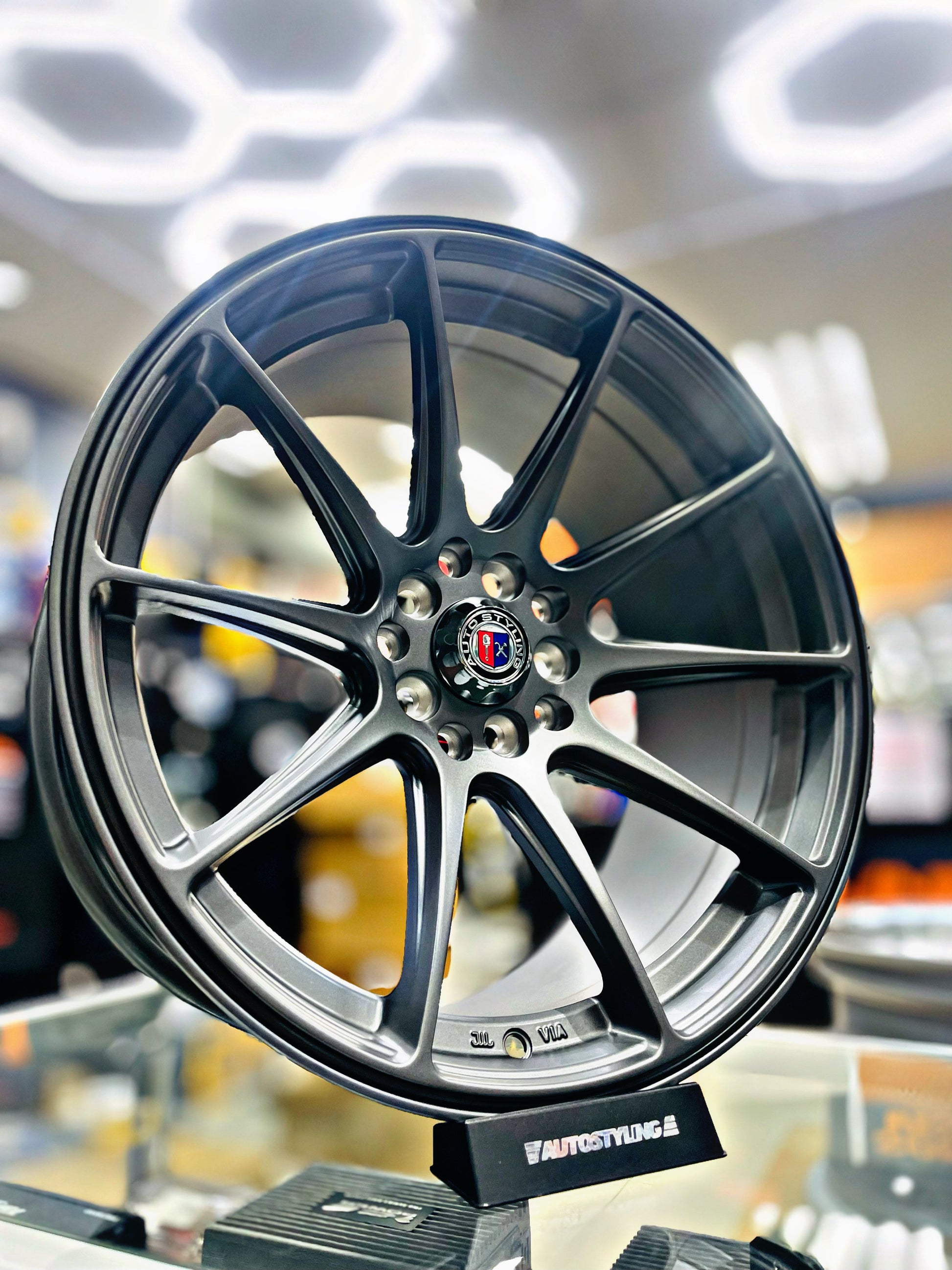 17” AS-XXR 5/100 & 5/114 MATT GUNMETAL