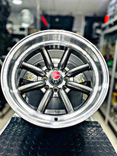 15” AS-WATA 8j 4/100 4/114 GREY  RIMS