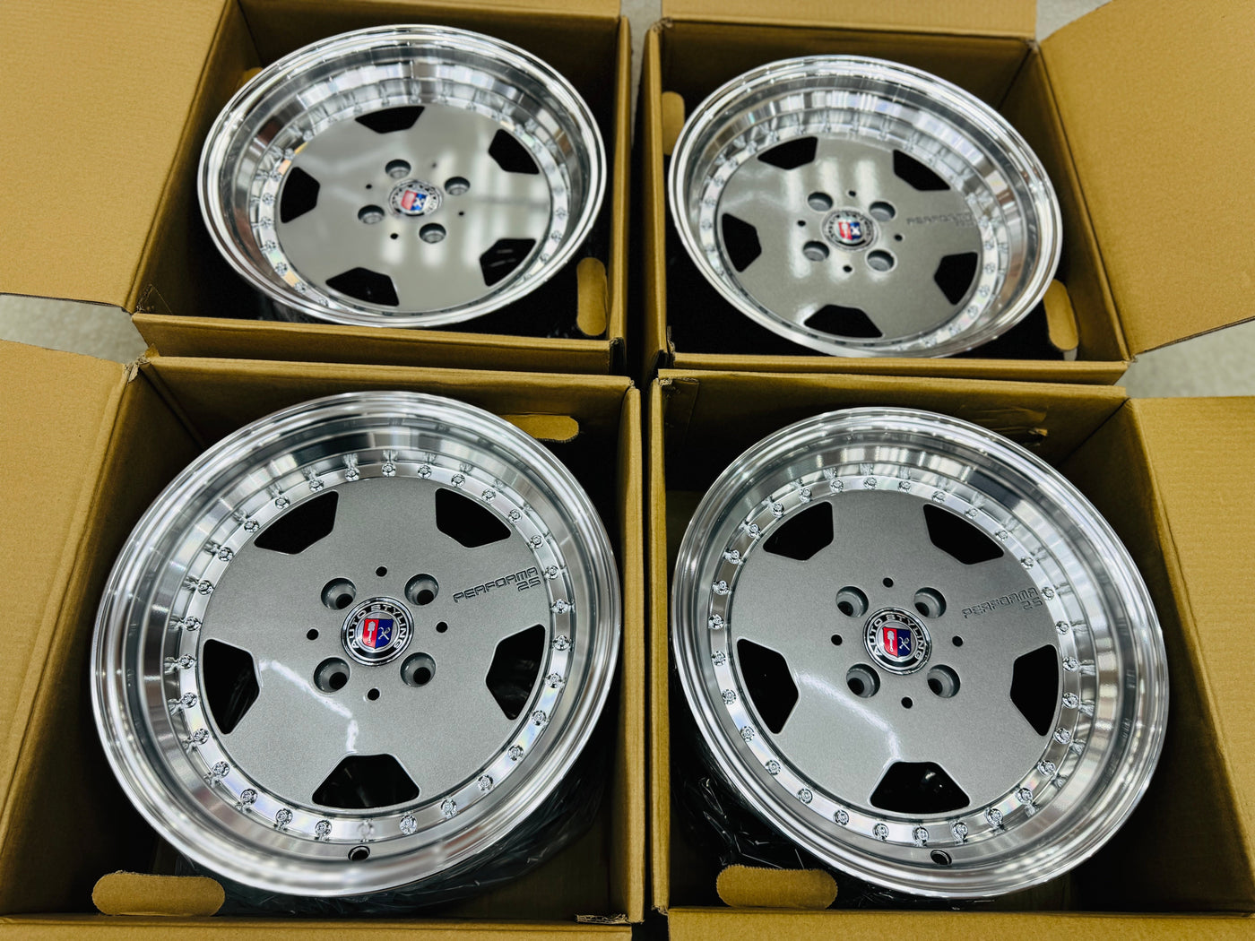 15” AS- PERFORMA M/ BLOCK 4/100 WHEELS