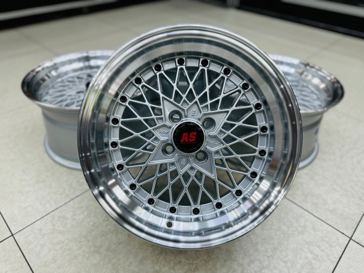 15” AS-SR 4/100 SILVER WHEELS