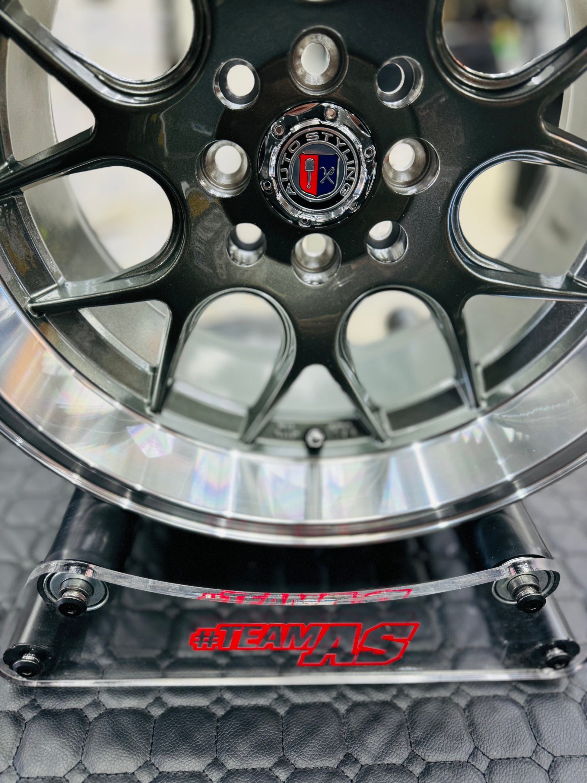 15” AS- 7648  4/100 4/114  gunmetal wheels