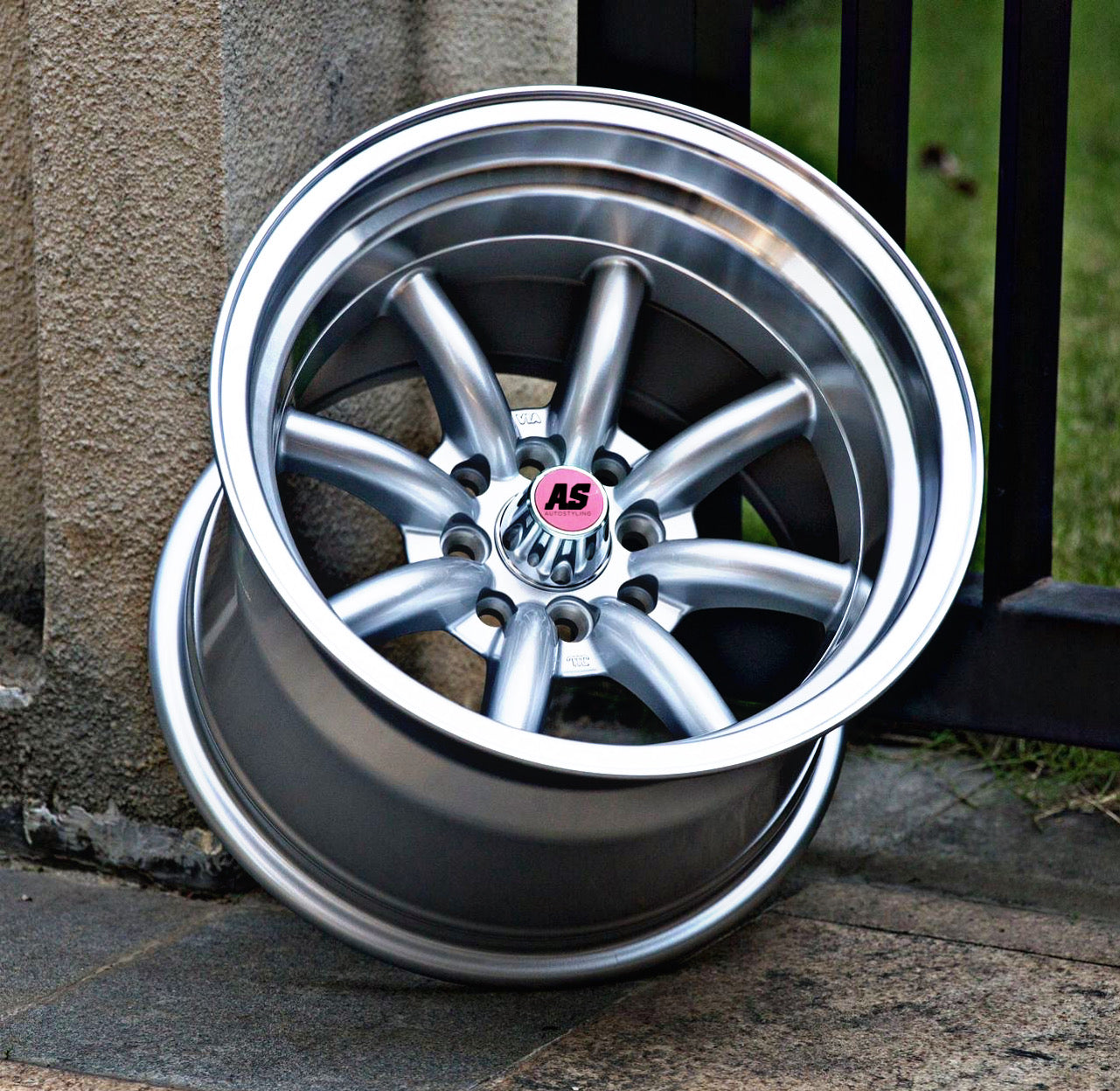15” AS-WATA 9/10.5J 4/100 4/114 SILVER RIMS