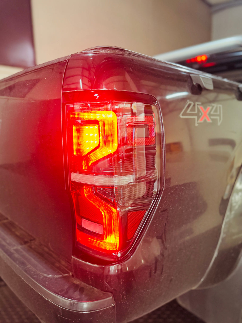 VLAND Full LED Tail Lights For Ford Ranger (T6) 2012-2018 BLACK