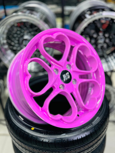 15” AS- HEARTS 6.5j 4/100 wheels